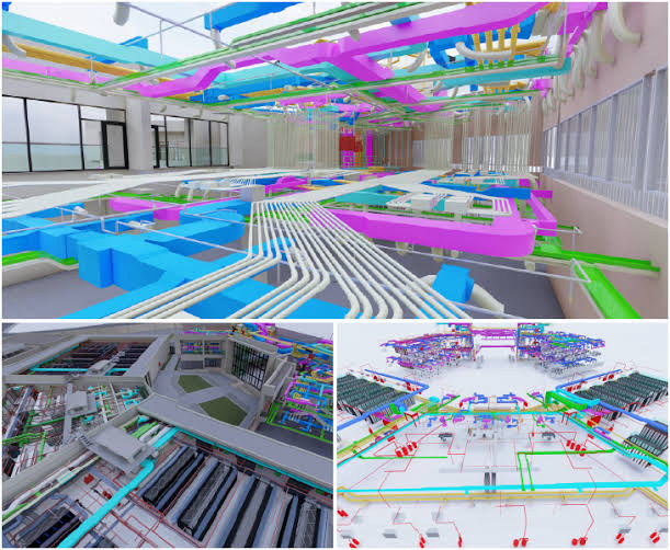 Coordinated MEP BIM views across a full project